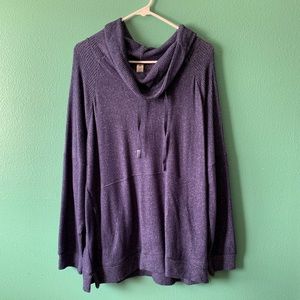 Women’s Lounge Top Sweater - Blue - Size 2XL